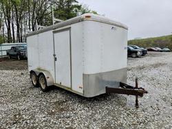 Salvage trucks for sale at Center Rutland, VT auction: 2007 Pace American Enclosed Cargo Trailer