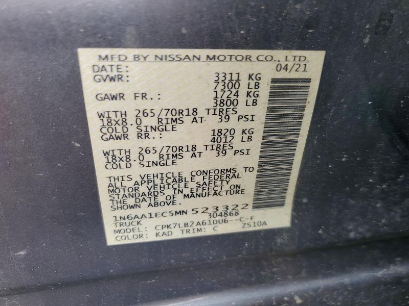 2021 Nissan Titan S