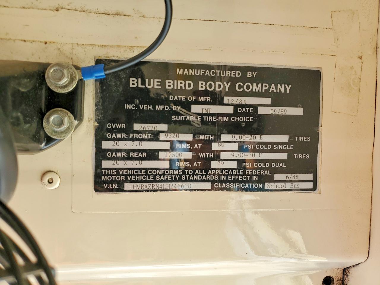 1990 International 3000 3700
