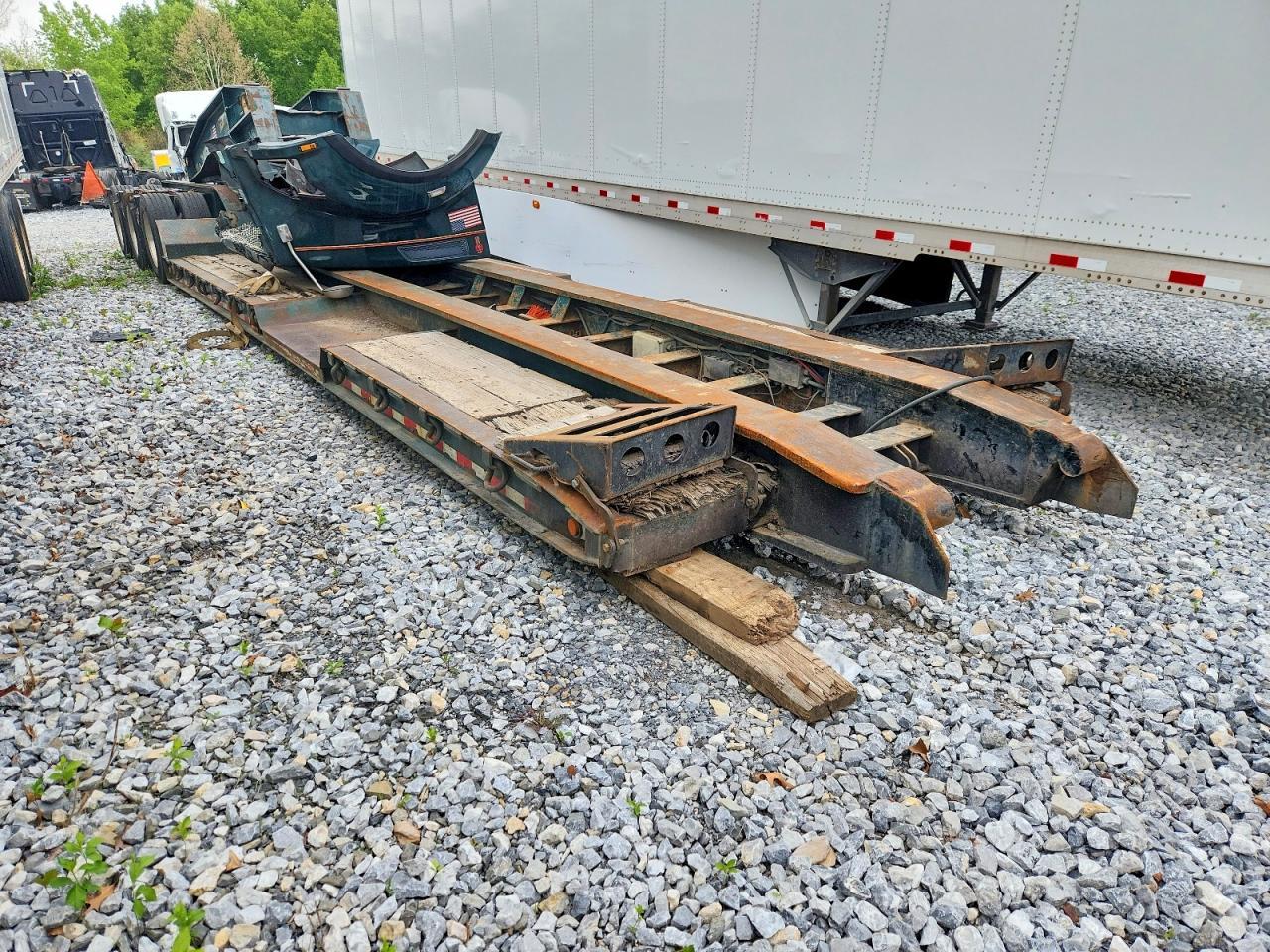 1999 Rogers Flatbailer ROLL-OFF Container Trailer