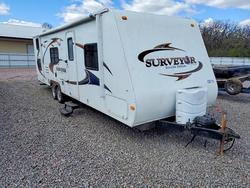 Salvage trucks for sale at Avon, MN auction: 2011 Foresriver 2011 Forest River Surveyor Camper