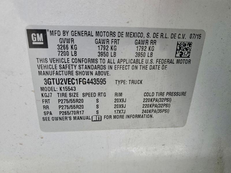 2015 GMC Sierra K1500 SLT