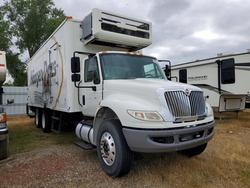 Salvage trucks for sale at Anderson, CA auction: 2018 International 4400 Refrigerated BOX Truck
