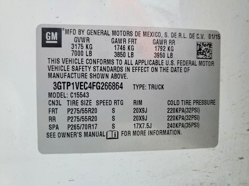 2015 GMC Sierra C1500 SLT