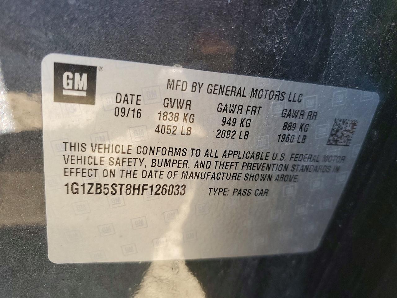 2017 Chevrolet Malibu ls
