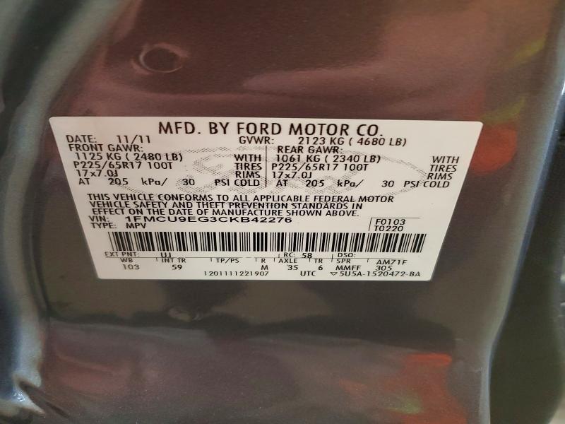2012 Ford Escape Limited