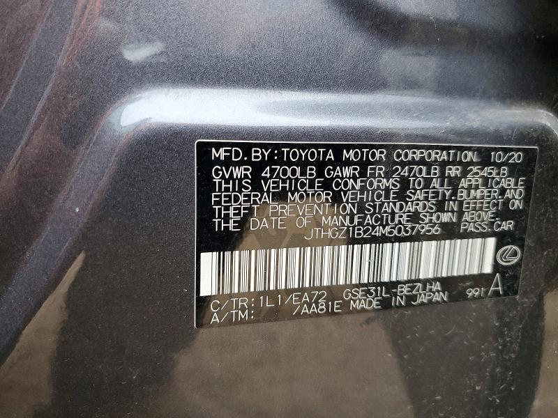 2021 Lexus Is 350 f Sport
