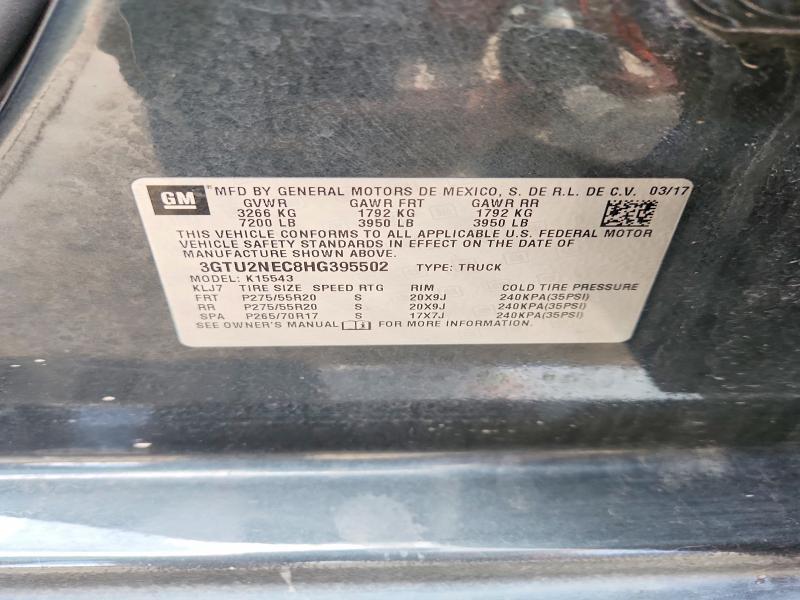 2017 GMC Sierra K1500 SLT
