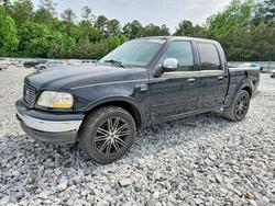 Salvage trucks for sale at Ellenwood, GA auction: 2002 Ford F150 Supercrew