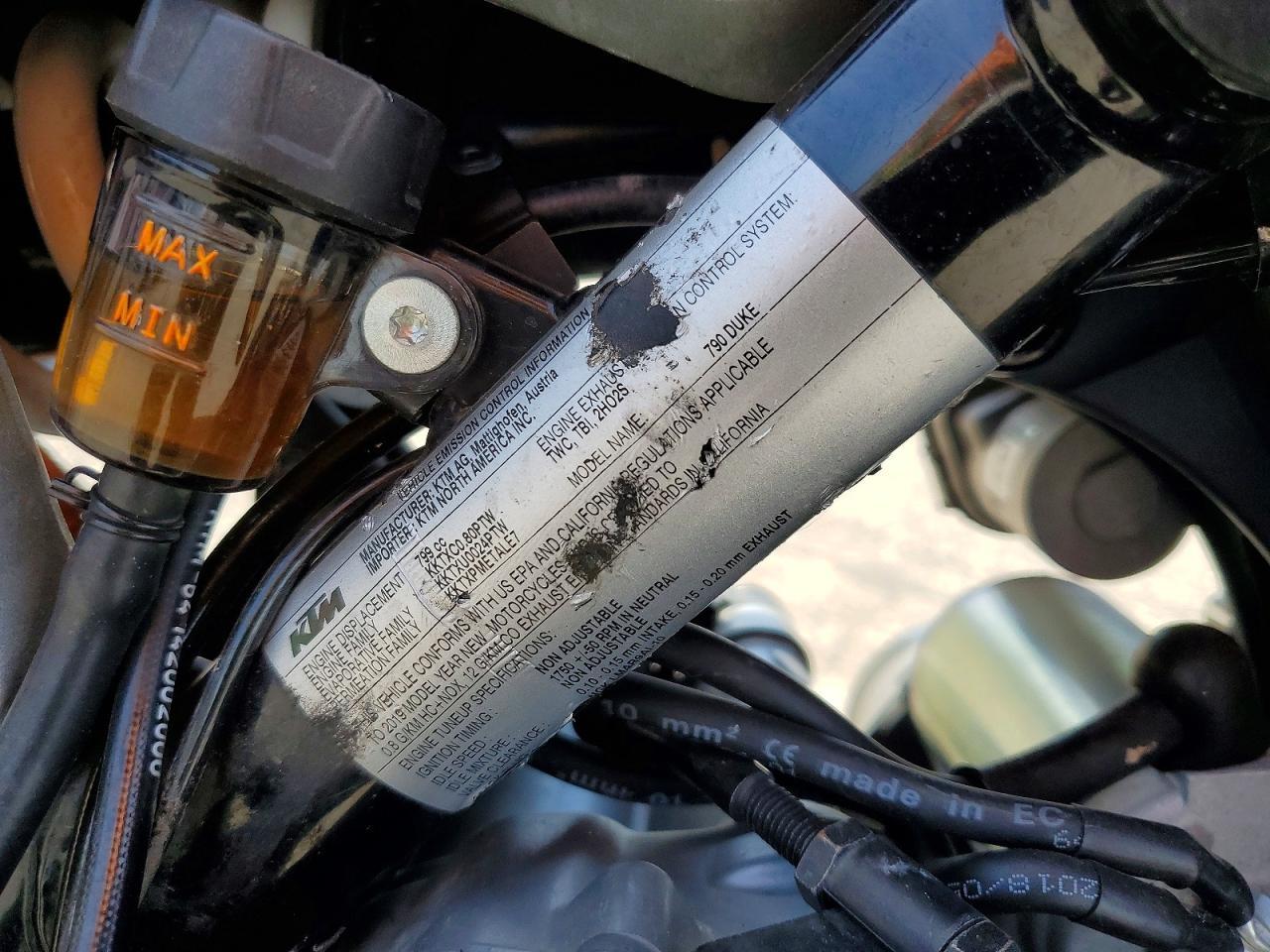 2019 KTM 790 Duke