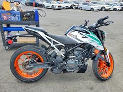 KTM salvage cars for sale: 2021 KTM 200 Duke