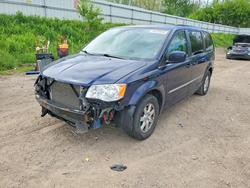 Salvage cars for sale from Copart Davison, MI: 2012 Chrysler Town & Country Touring
