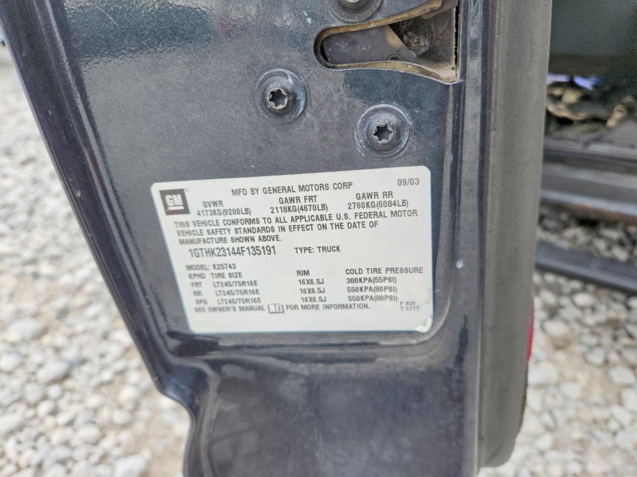2004 GMC Sierra K2500 Heavy Duty
