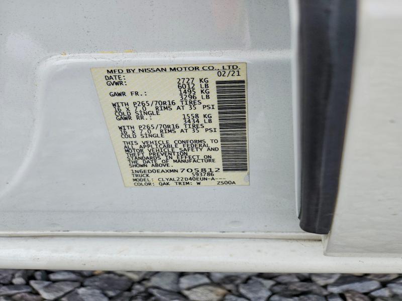 2021 Nissan Frontier SV