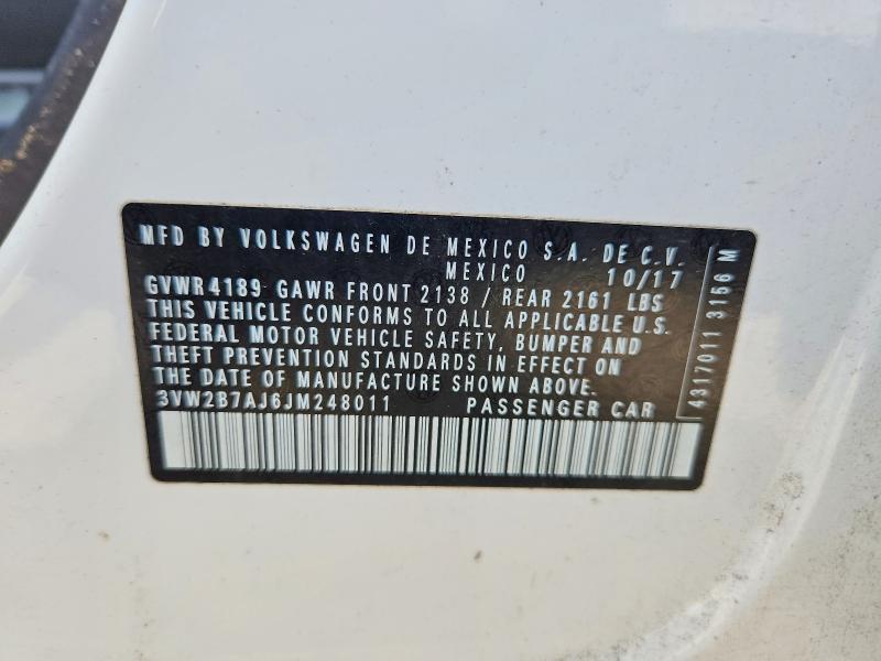 2018 Volkswagen Jetta s
