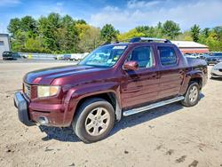 Salvage trucks for sale at Mendon, MA auction: 2008 Honda Ridgeline RTL