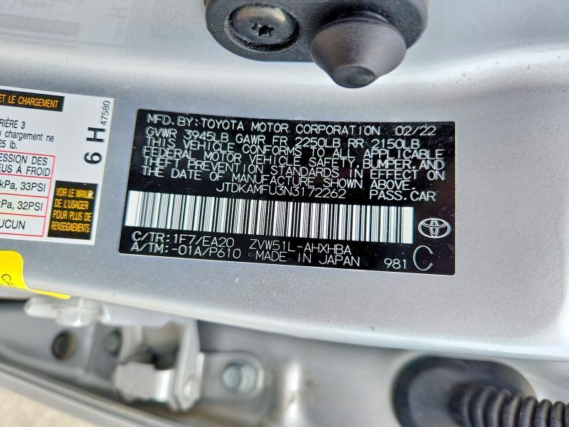 2022 Toyota Prius Nightshade