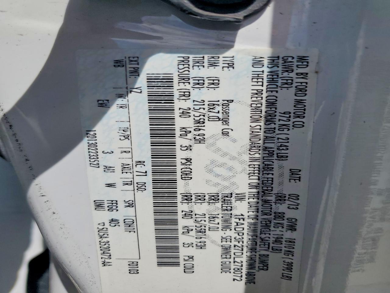 2013 Ford Focus se