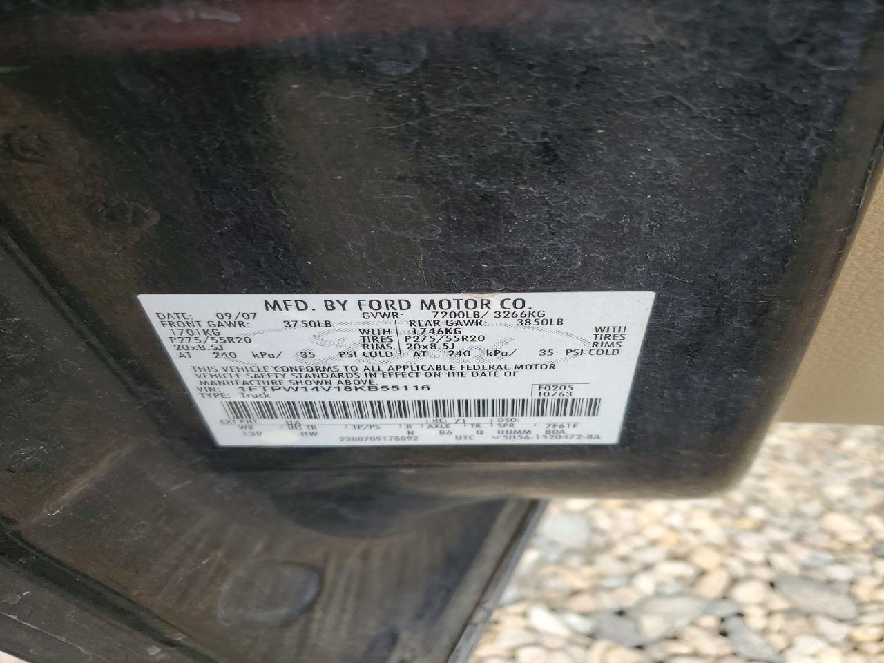 2008 Ford F150 Supercrew