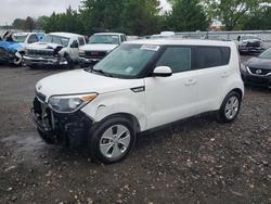 KIA Soul Base salvage cars for sale: 2016 KIA Soul Base