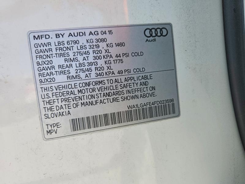 2015 Audi Q7 Premium Plus