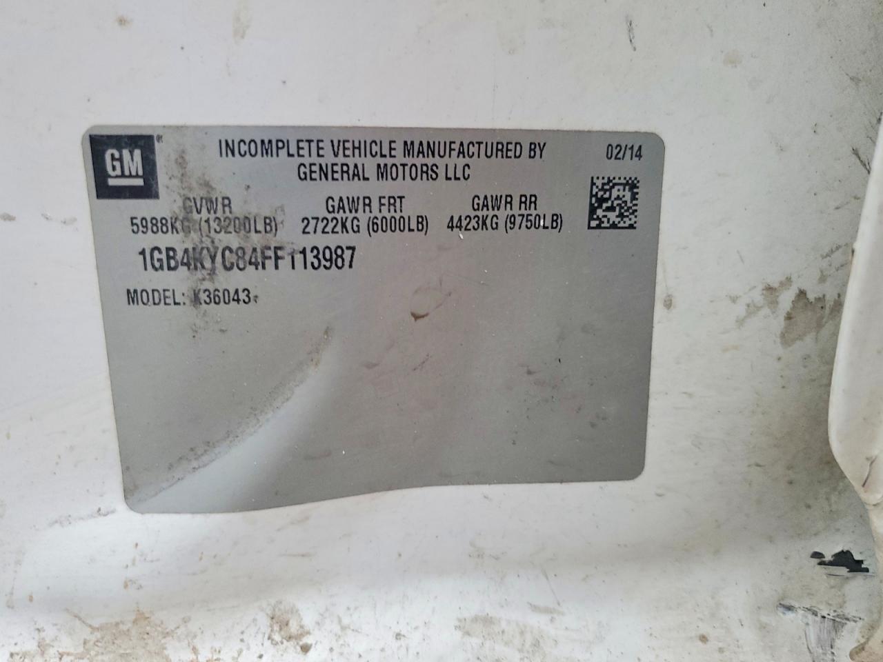 2015 Chevrolet Silverado K3500