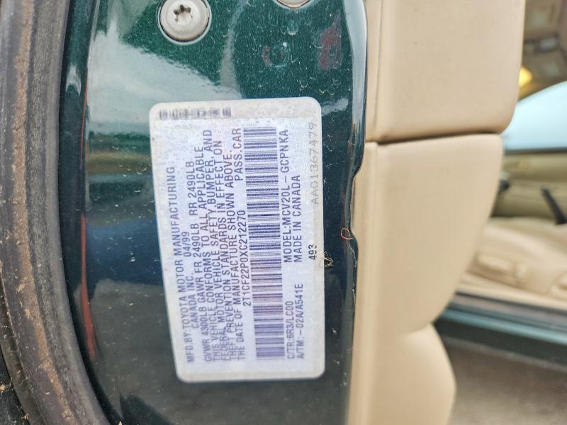 1999 Toyota Camry Solara sle V6