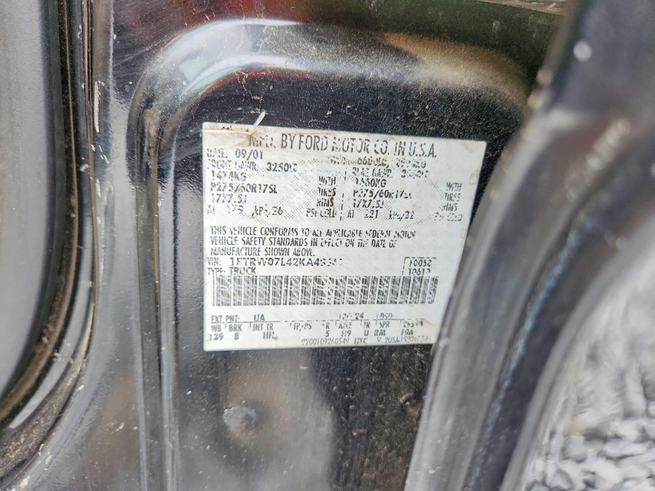 2002 Ford F150 Supercrew