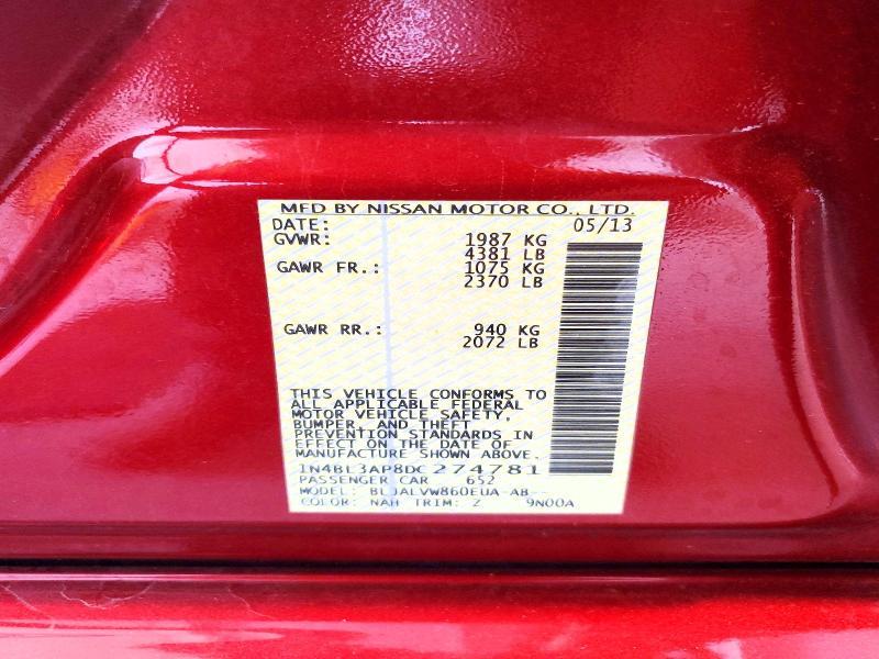 2013 Nissan Altima 3.5 s