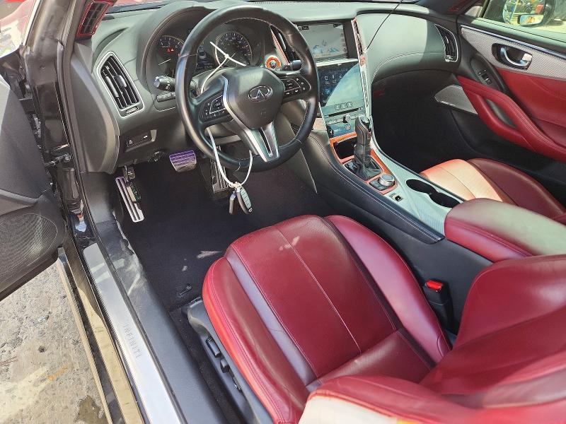 2019 Infiniti Q60 red Sport 400