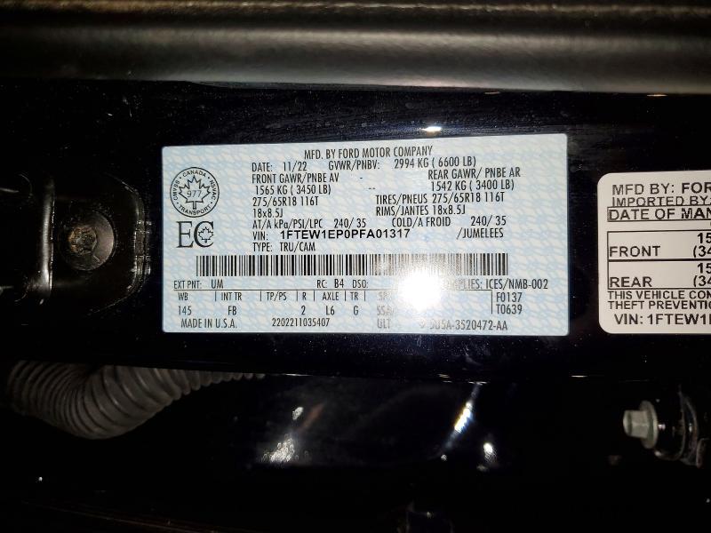 2023 Ford F150 Supercrew