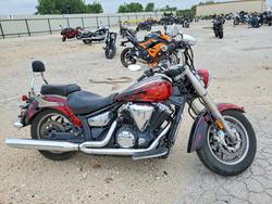 Salvage motorcycles for sale at San Antonio, TX auction: 2009 Yamaha XVS1300 A