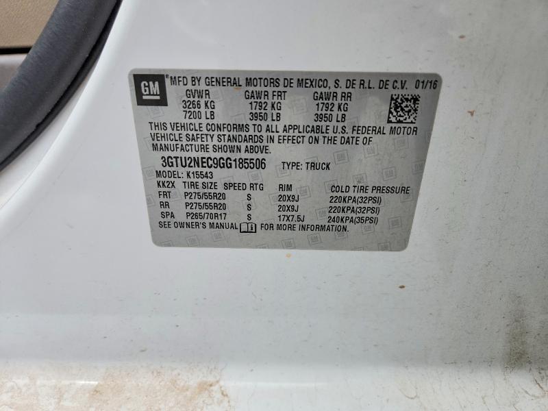 2016 GMC Sierra K1500 SLT