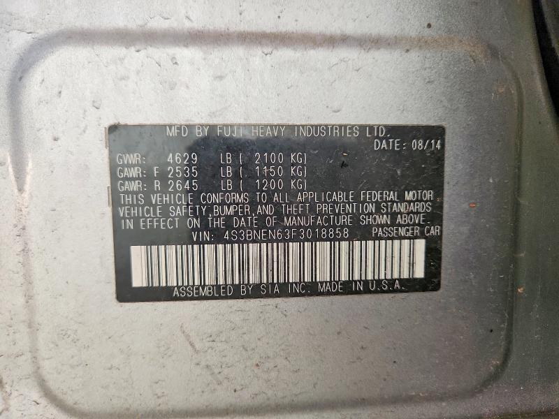 2015 Subaru Legacy 3.6r Limited
