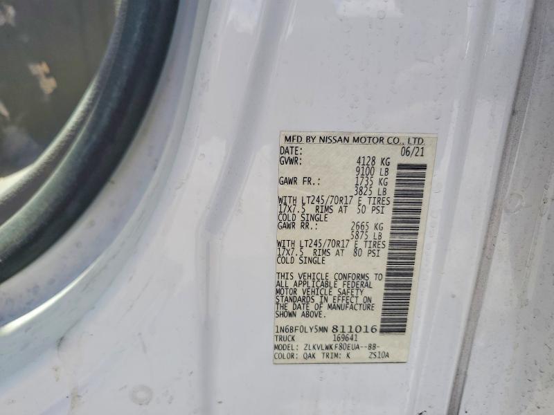 2021 Nissan NV 2500 HD