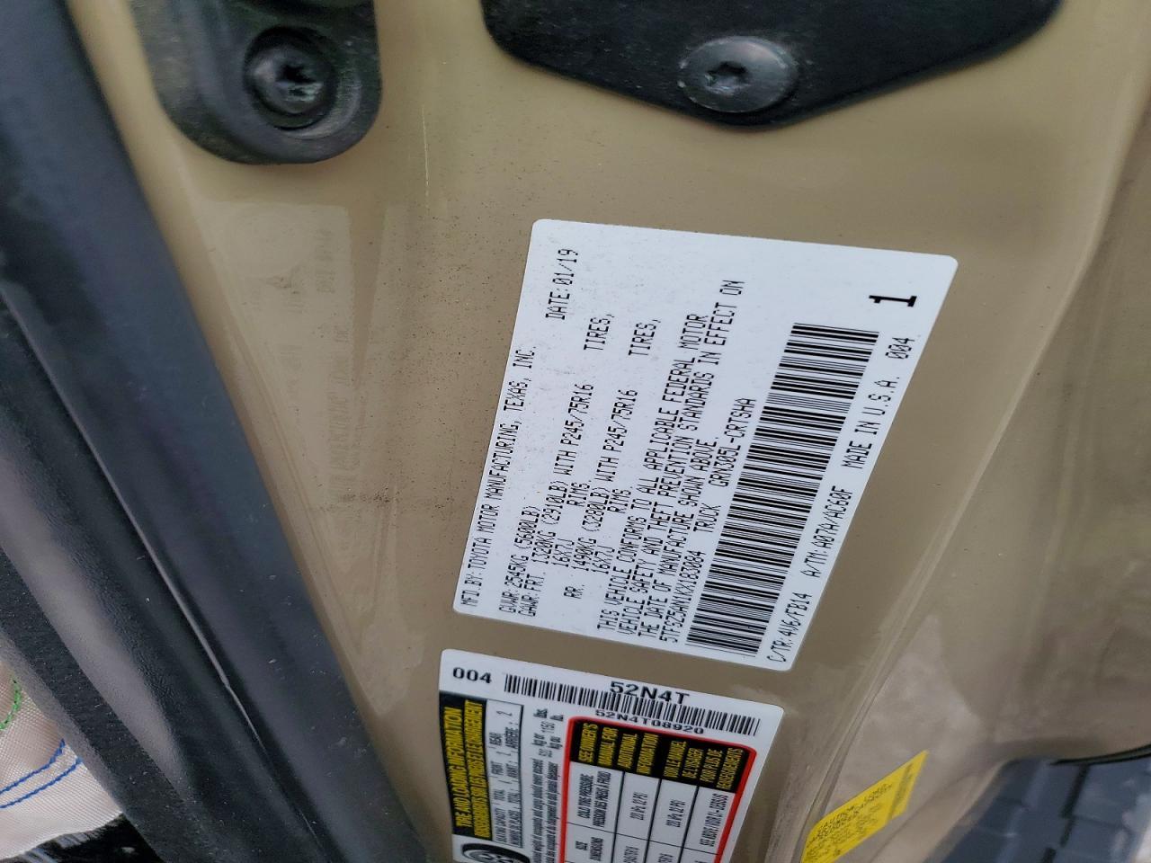 2019 Toyota Tacoma SR V6