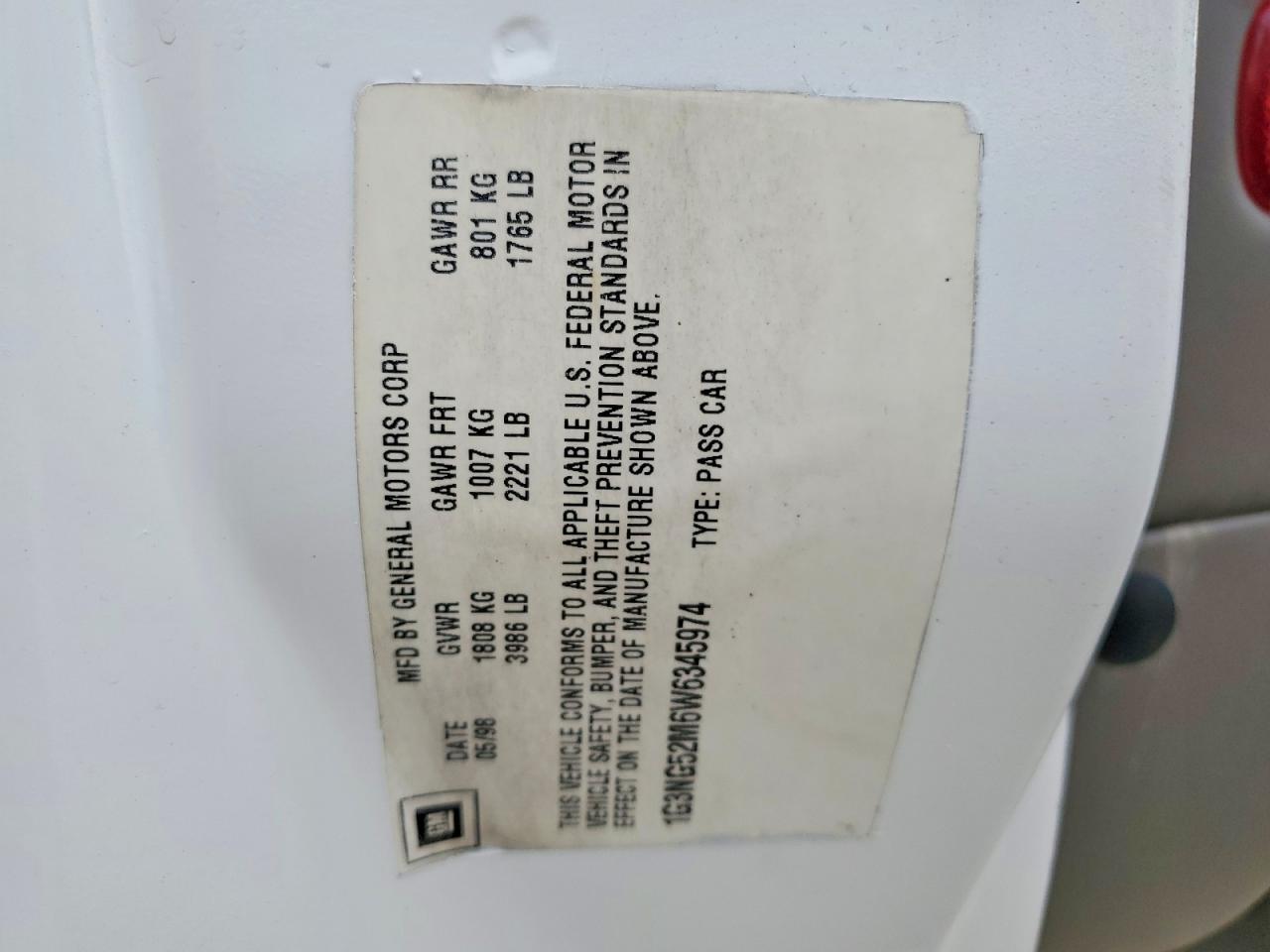 1998 Oldsmobile Cutlass gls