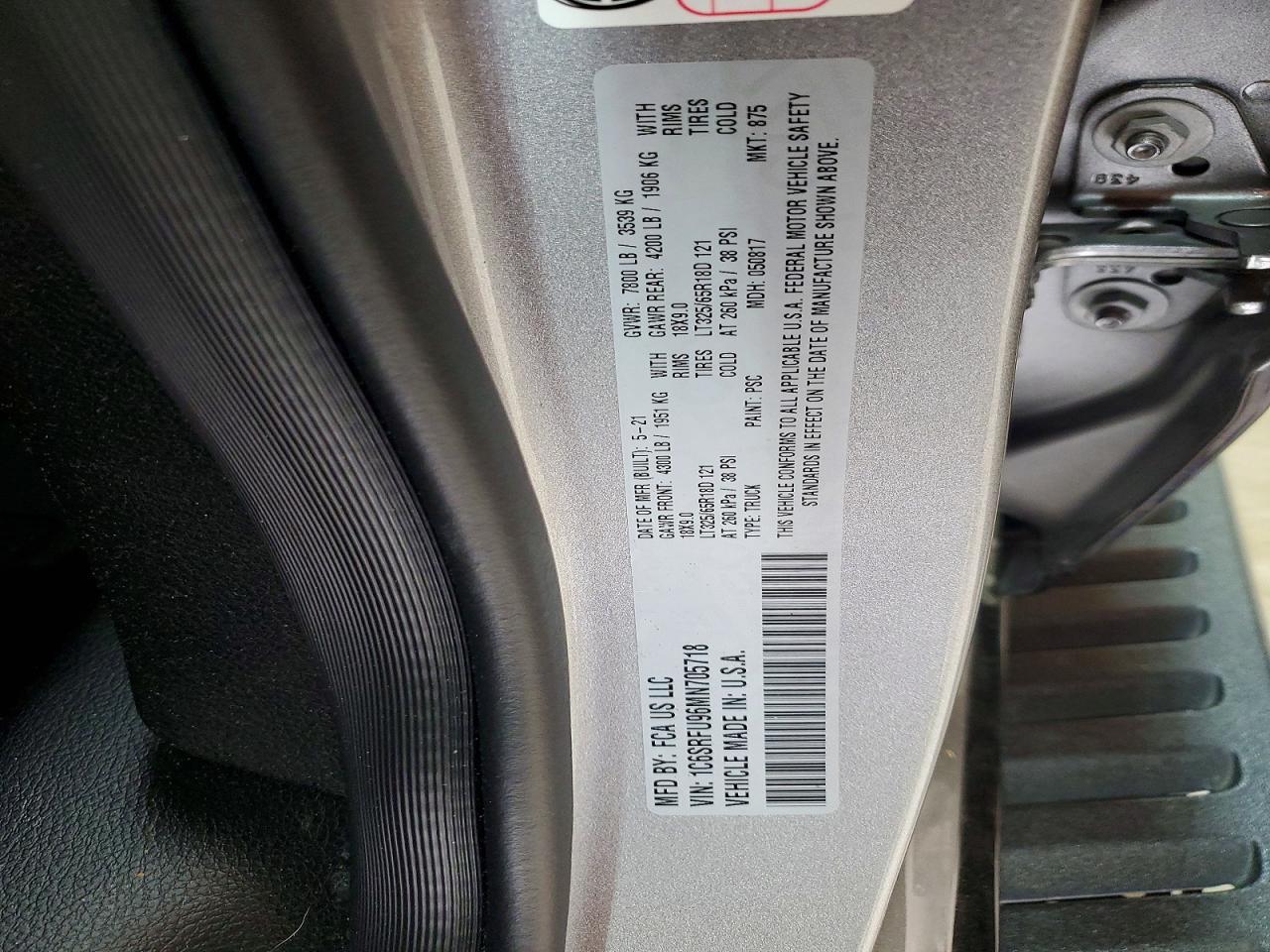 2021 Dodge RAM 1500 TRX