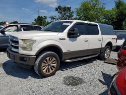 Salvage trucks for sale at Riverview, FL auction: 2015 Ford F150 Supercrew