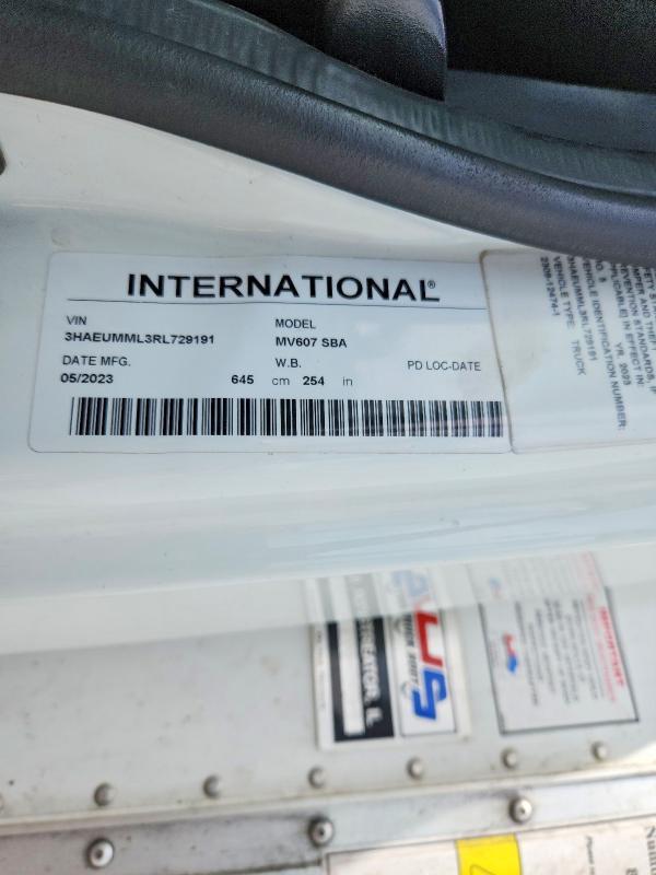 2024 International MV607 BOX Truck
