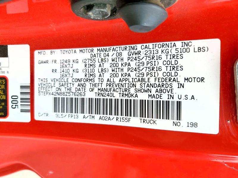 2008 Toyota Tacoma Base