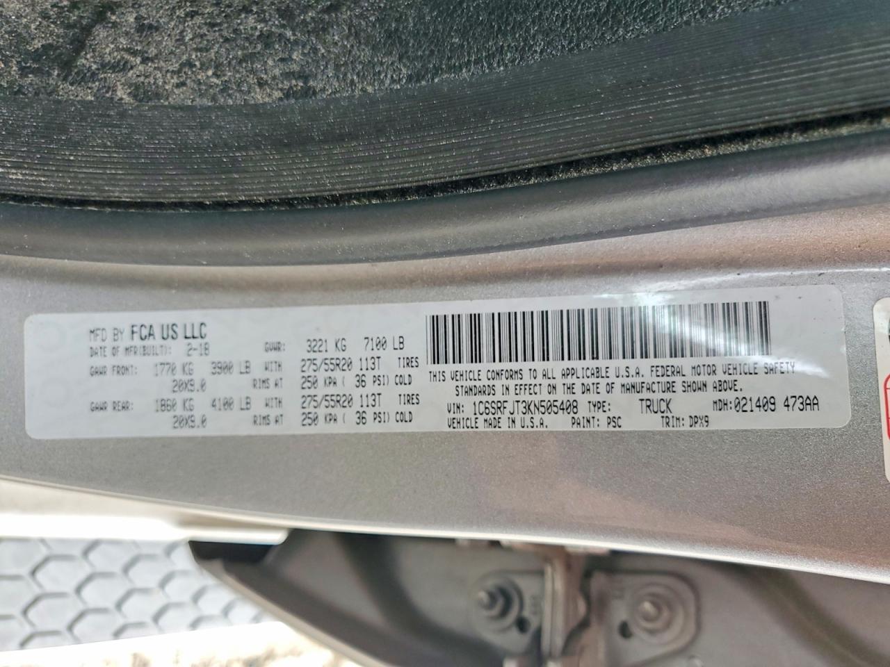 2019 Dodge 1500 Laramie