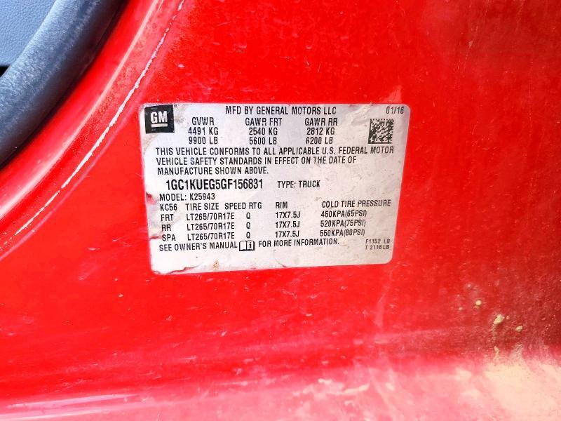 2016 Chevrolet Silverado K2500 Heavy Duty