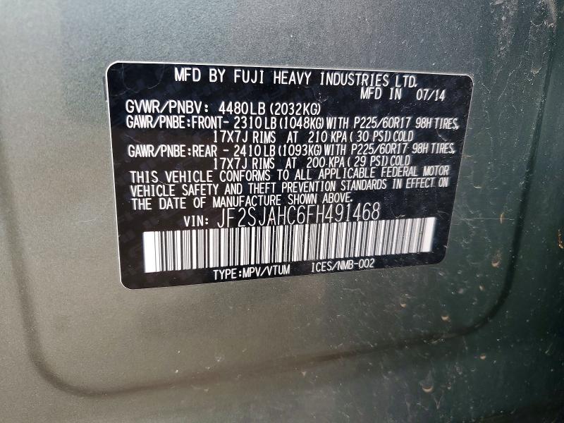 2015 Subaru Forester 2.5i Limited
