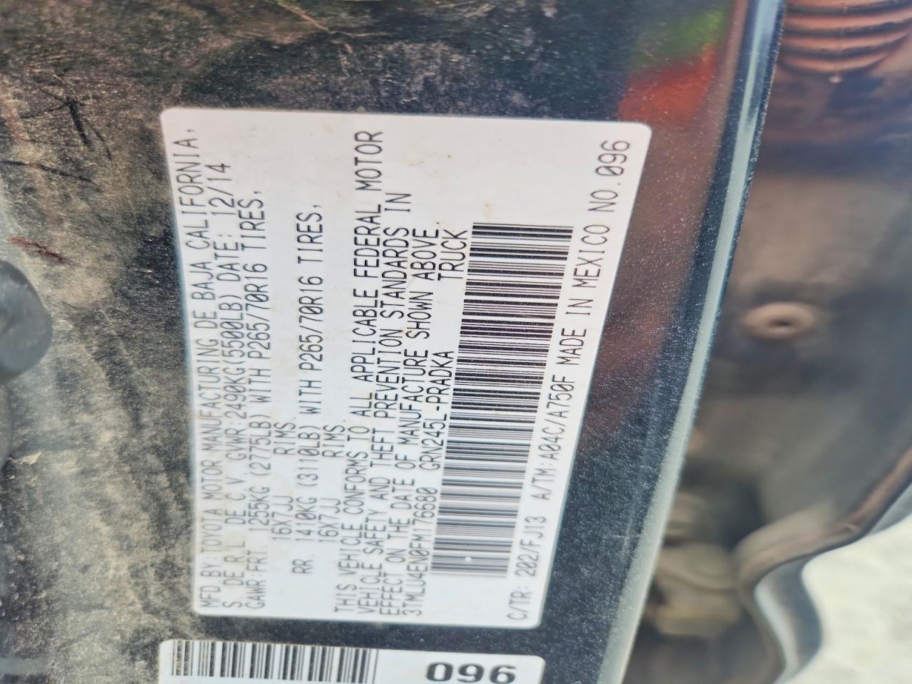 2015 Toyota Tacoma V6