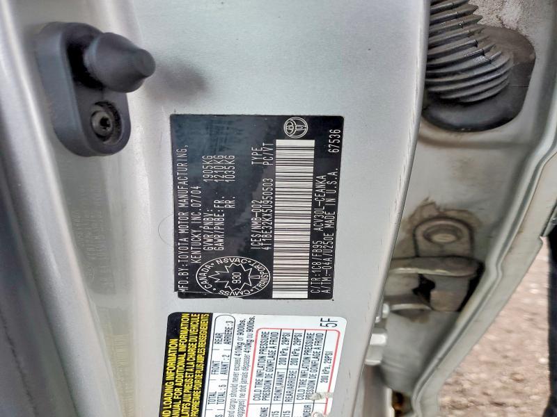 2005 Toyota Camry Standard