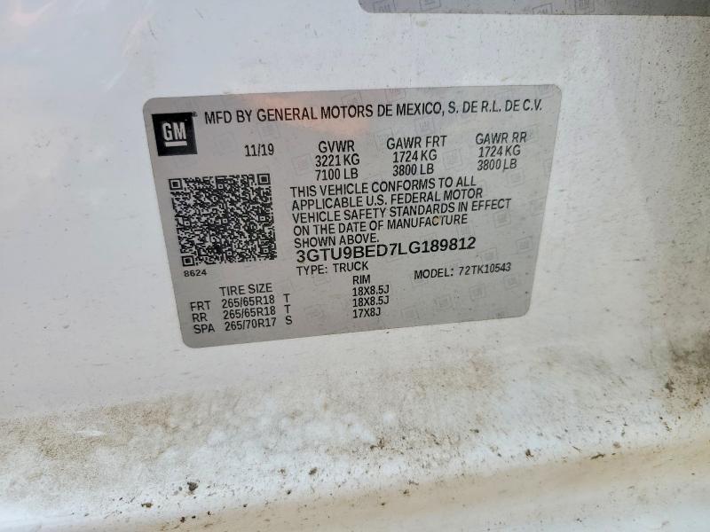 2020 GMC Sierra K1500 SLE