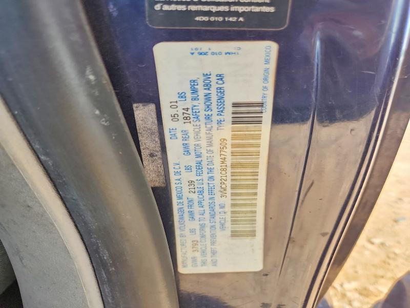2001 Volkswagen New Beetle gls tdi