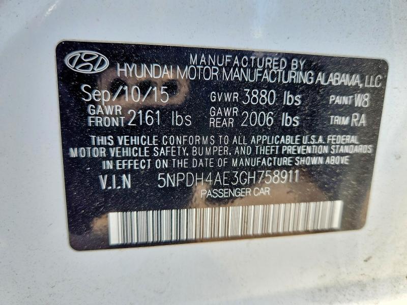 2016 Hyundai Elantra se