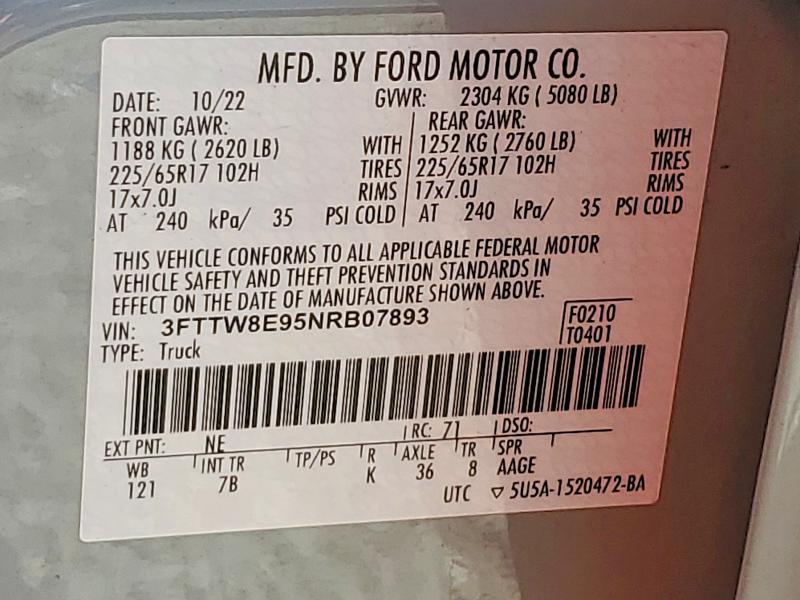 2022 Ford Maverick XL
